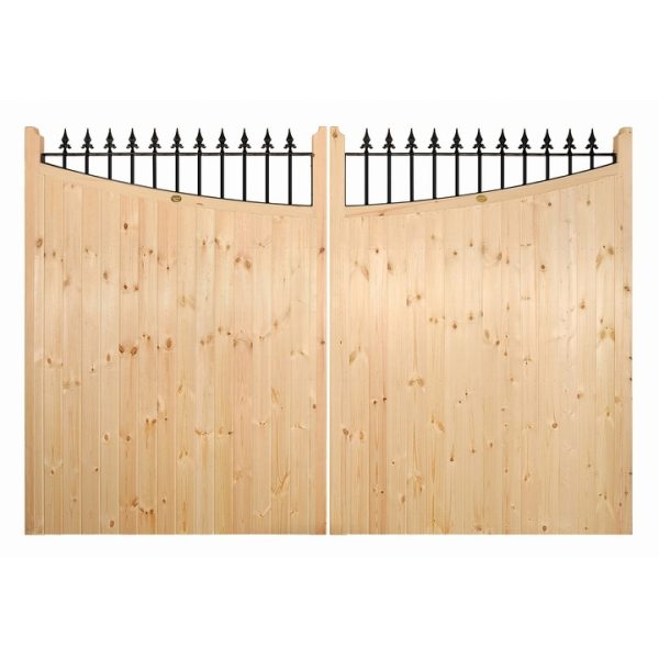 Eton Tall Wooden Driveway Gates