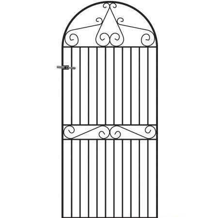 Marlborough Arch Tall Metal Garden Gate