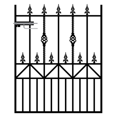 Royale Ascot Metal Garden Gate
