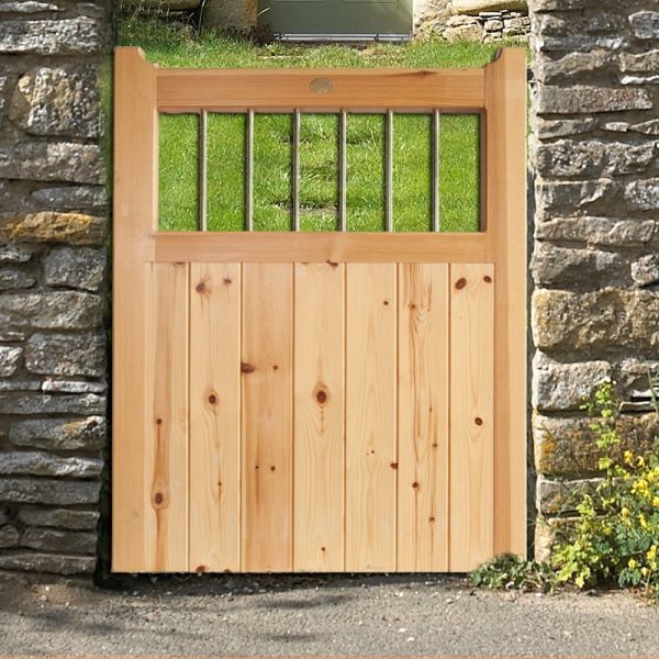 bordeaux wooden garden gate