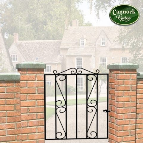 Clifton Metal Garden Gate (3ft) High - Cannock Gates