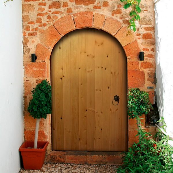 devon arch tall wooden garden gate