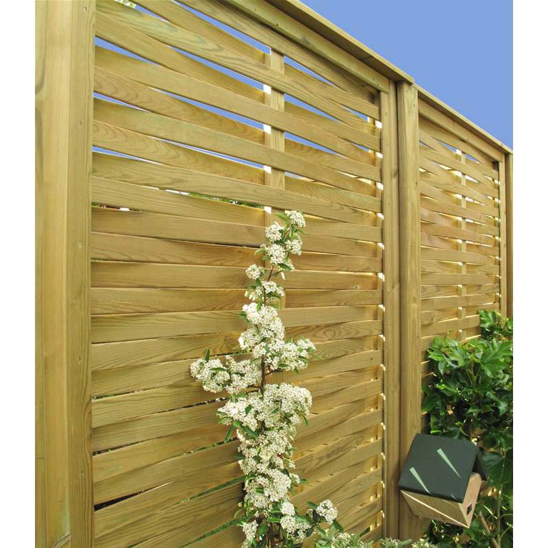 Woven fence store panels